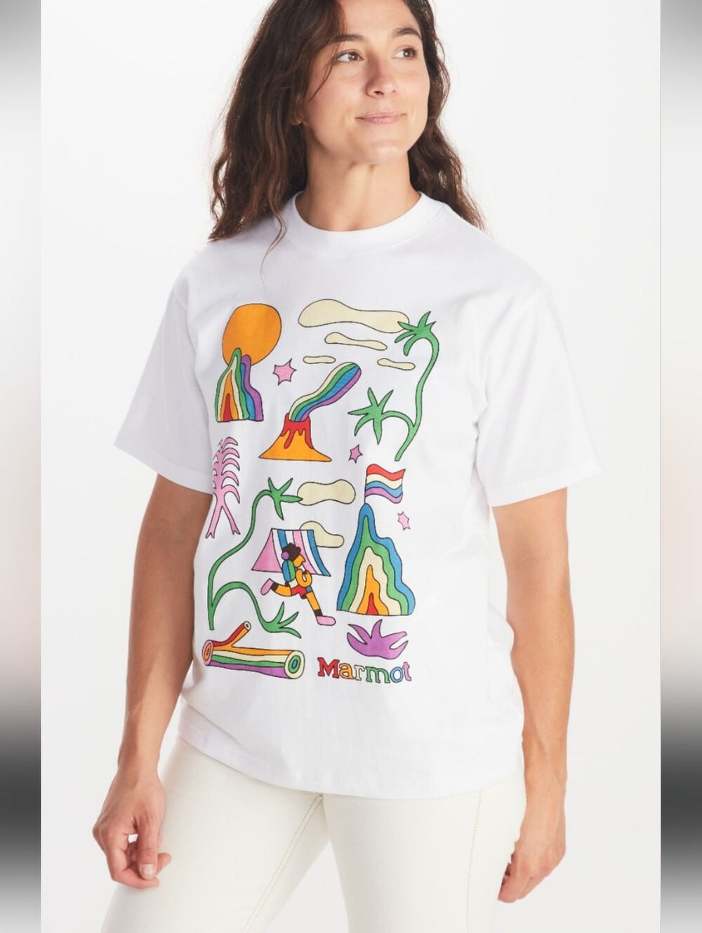 Marmot Pride Heavyweight T-Shirt Tee Top Size L Unisex